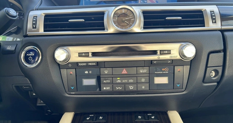 Lexus GS cena 118900 przebieg: 159380, rok produkcji 2017 z Strzelce Krajeńskie małe 191